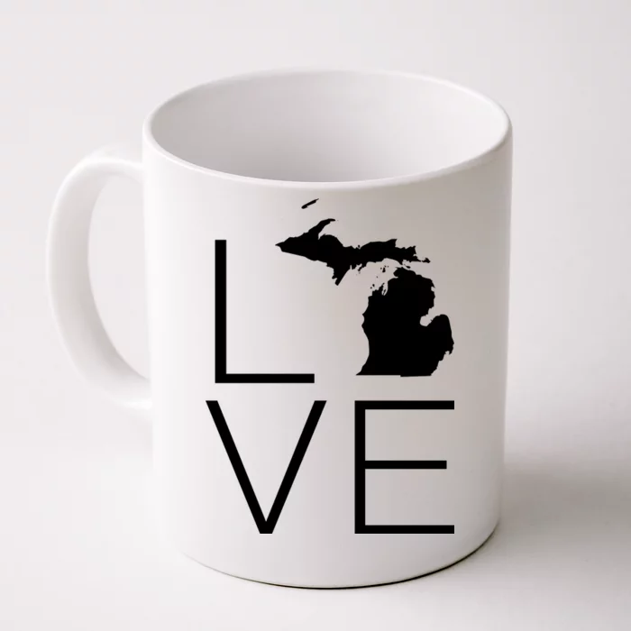 Love Michigan Front & Back Coffee Mug