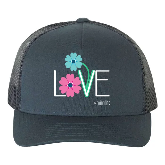 Love Mimi Flower MimiLife Yupoong Adult 5-Panel Trucker Hat