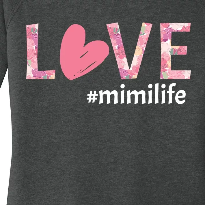 Love Mimilife Women's Perfect Tri Tunic Long Sleeve Shirt