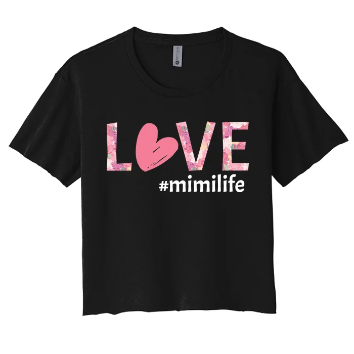 Love Mimilife Women's Crop Top Tee