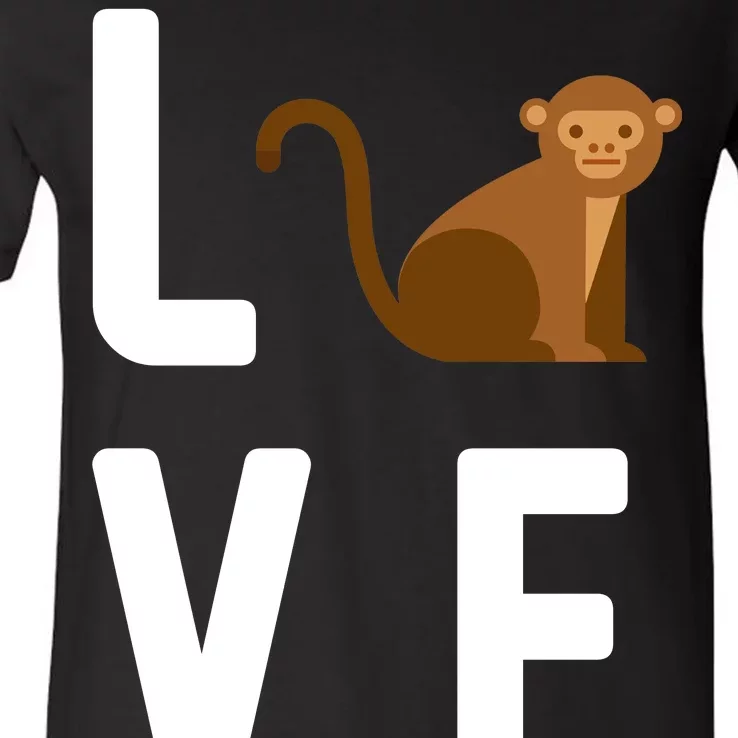 Love Monkeys V-Neck T-Shirt