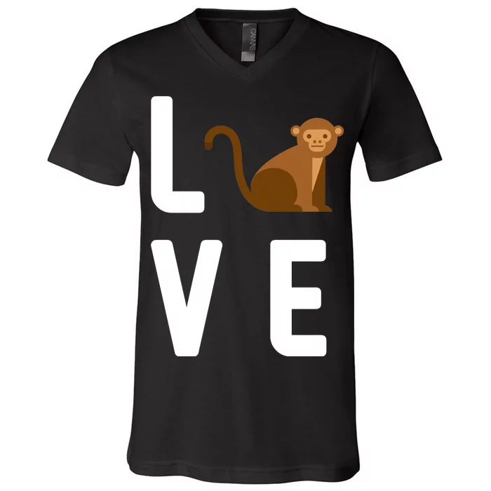 Love Monkeys V-Neck T-Shirt