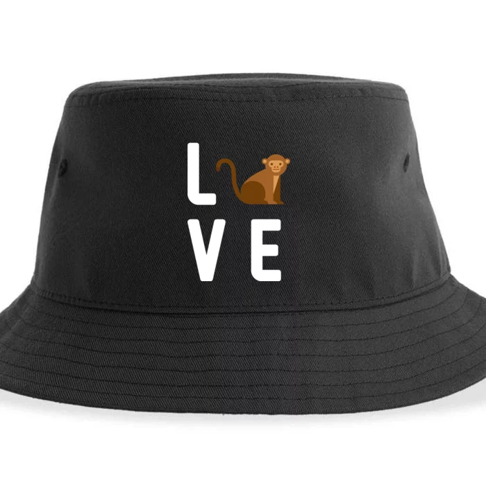 Love Monkeys Sustainable Bucket Hat