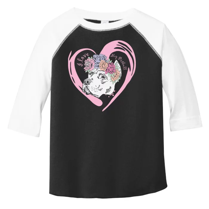 Love My Pitbull Toddler Fine Jersey T-Shirt