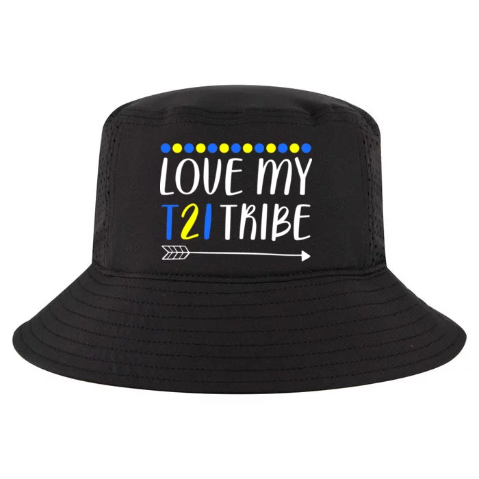 Love My T21 Tribe Down Syndrome Arrow Cool Comfort Performance Bucket Hat