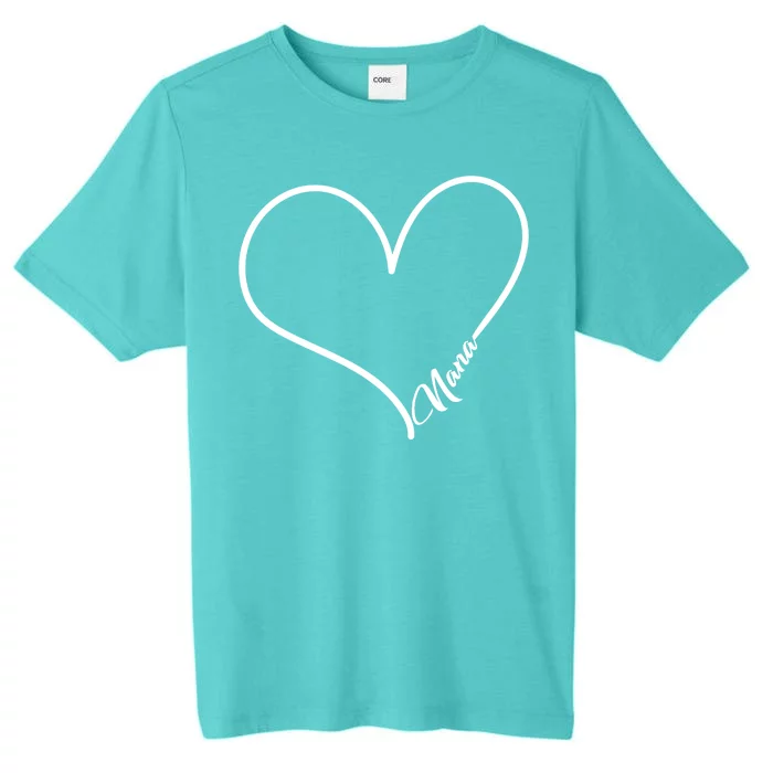 Love Nana Heart ChromaSoft Performance T-Shirt