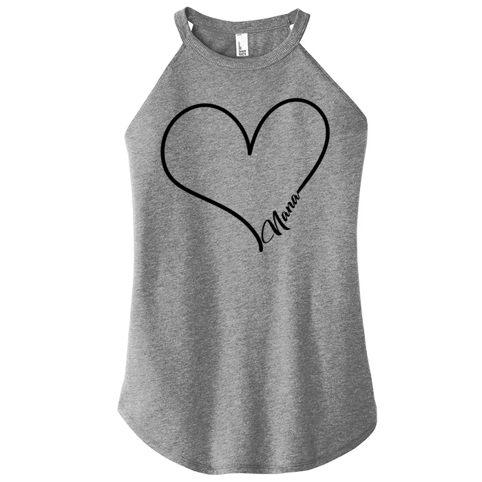 Love Nana Heart Women’s Perfect Tri Rocker Tank