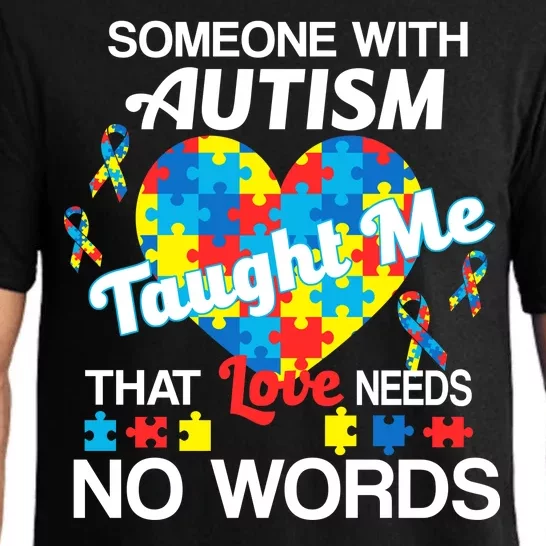 Love Needs No Words Autism Awareness Pajama Set