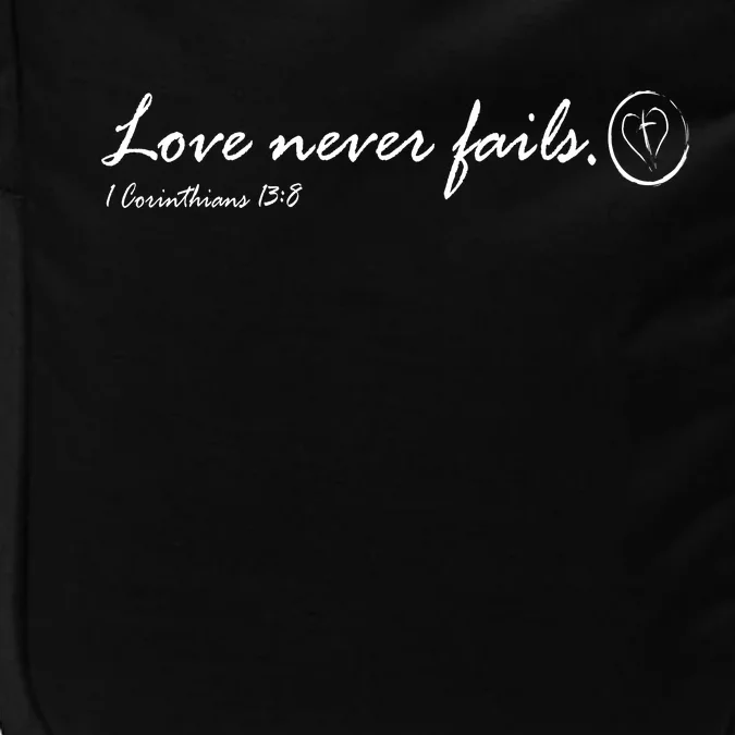 Love Never Fails Impact Tech Backpack