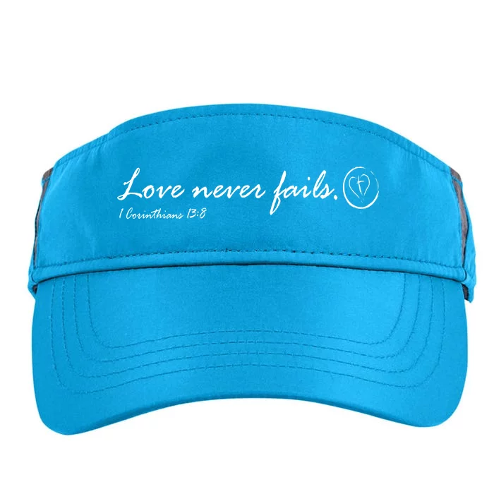 Love Never Fails Adult Drive Performance Visor