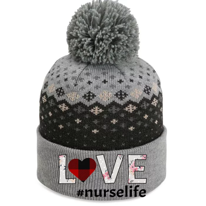 Love Nurse life The Baniff Cuffed Pom Beanie