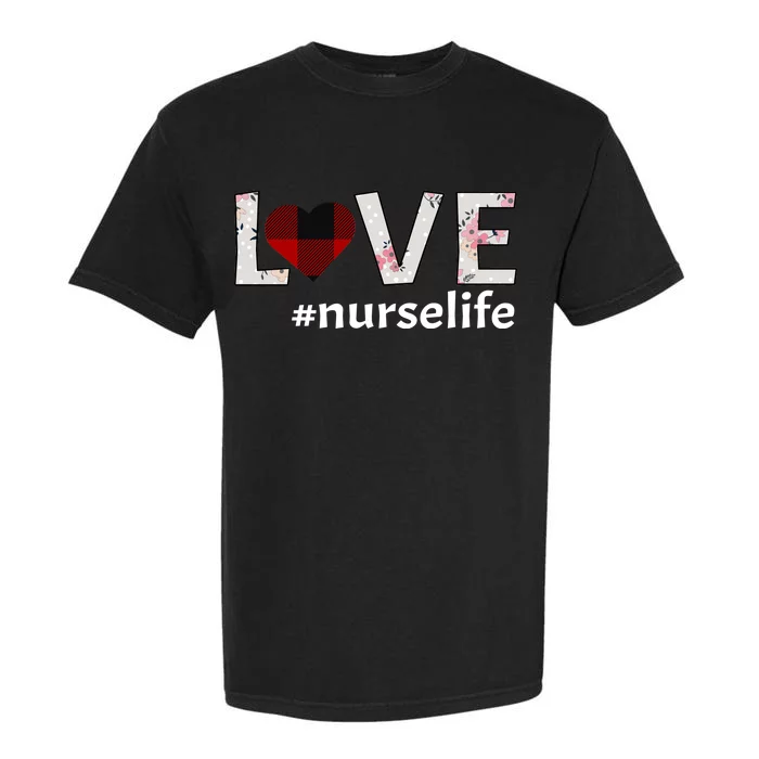 Love Nurse life Garment-Dyed Heavyweight T-Shirt