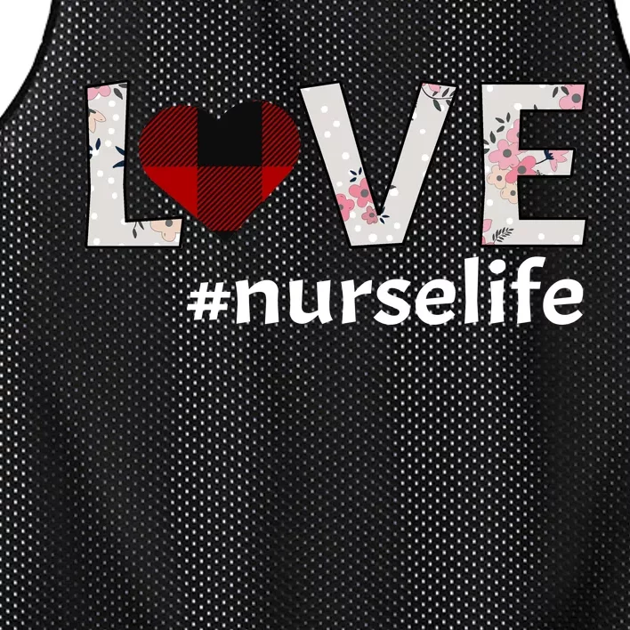 Love Nurse life Mesh Reversible Basketball Jersey Tank