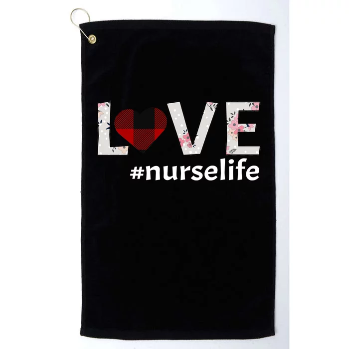 Love Nurse life Platinum Collection Golf Towel