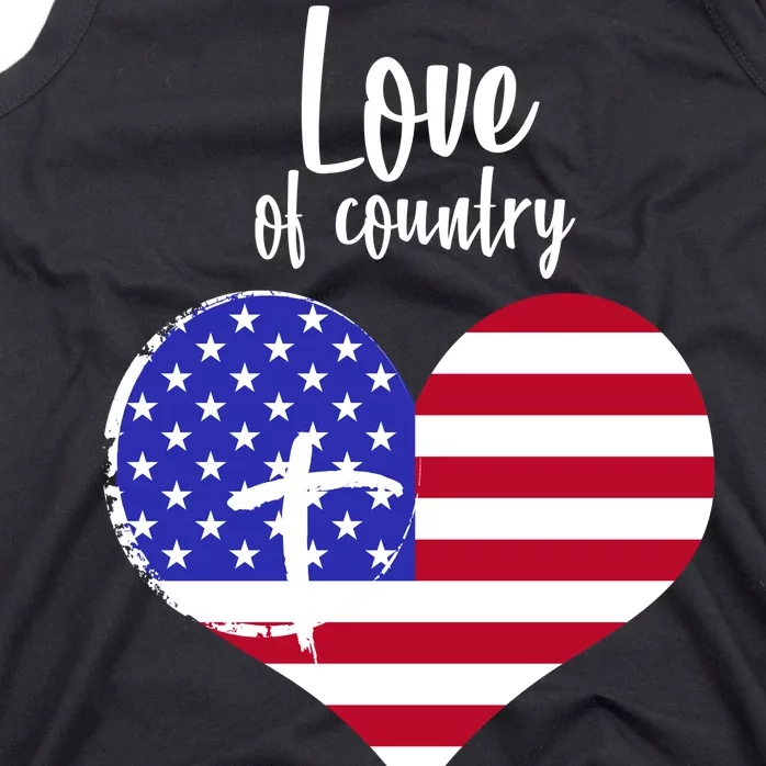 Love Of Country And Faith In God Tank Top