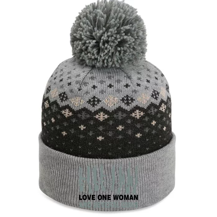 Love One Woman And Several Guns The Baniff Cuffed Pom Beanie