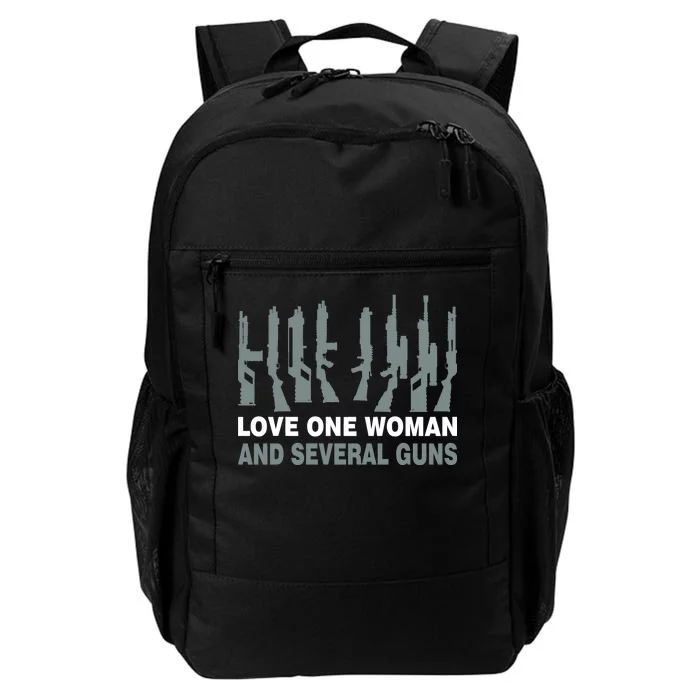 Love One Woman And Several Guns Daily Commute Backpack