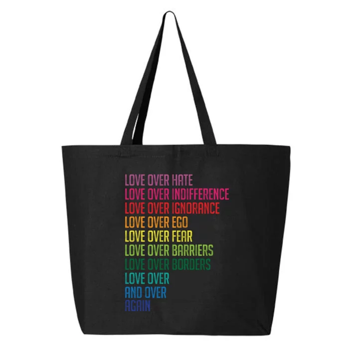 Love Over Everything 25L Jumbo Tote