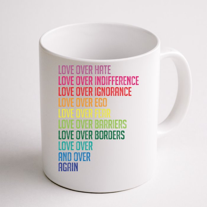 Love Over Everything Front & Back Coffee Mug