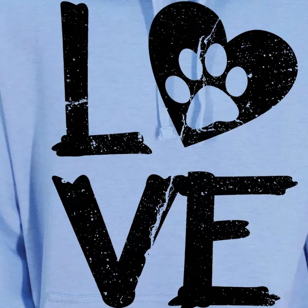 Love Paw In Heart Unisex Surf Hoodie