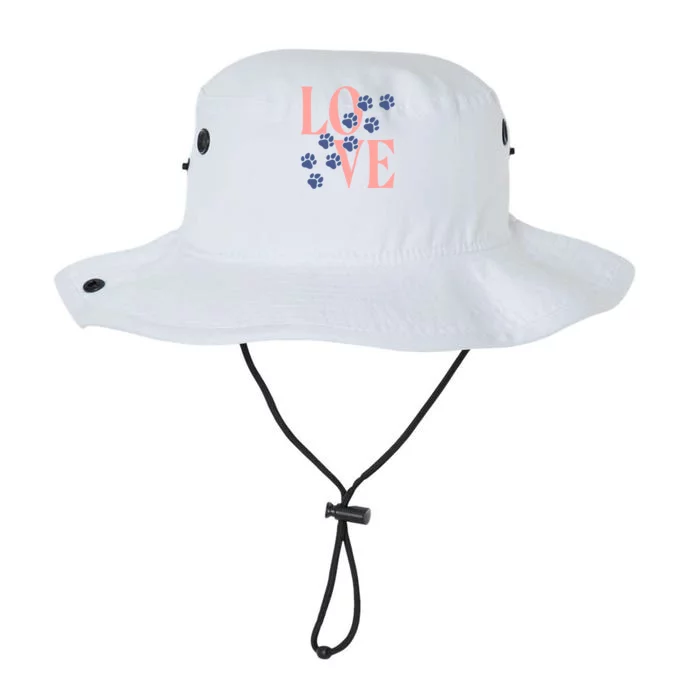 Love Paw Print Legacy Cool Fit Booney Bucket Hat