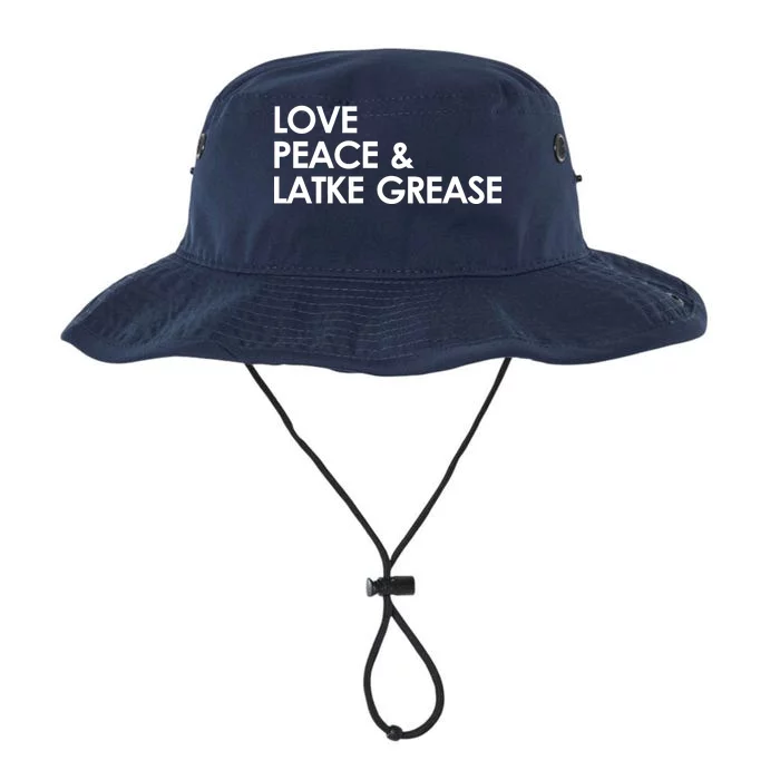 Love Peace & Latke Grease Funny Hanukkah Legacy Cool Fit Booney Bucket Hat