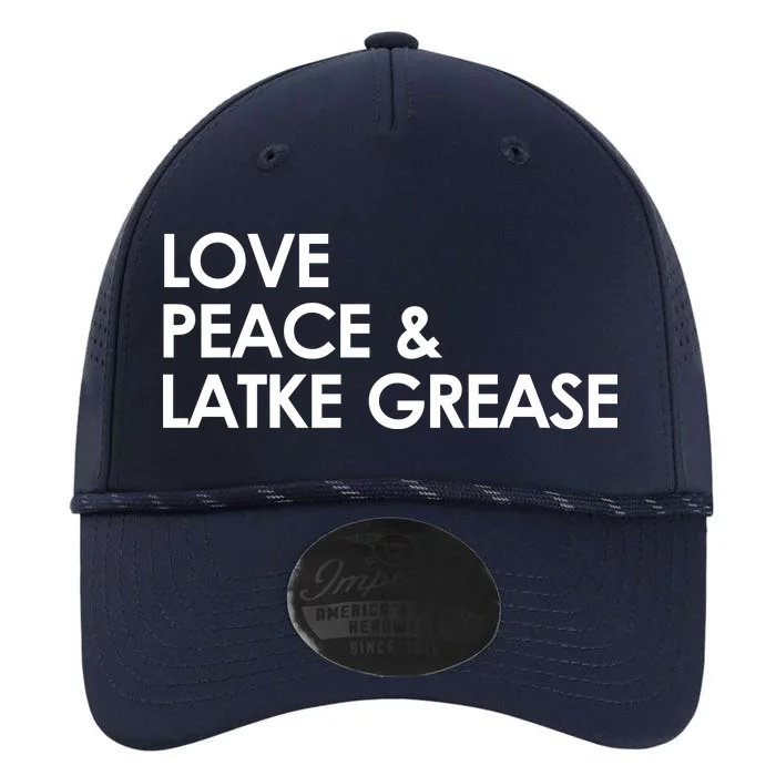 Love Peace & Latke Grease Funny Hanukkah Performance The Dyno Cap