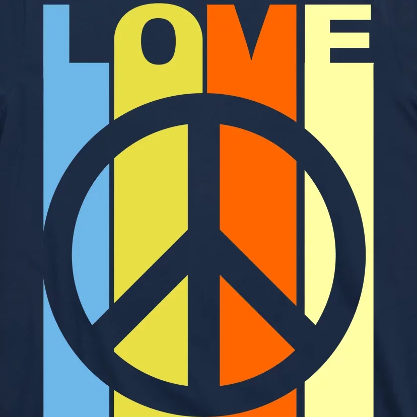 Love Peace Hippie Retro T-Shirt