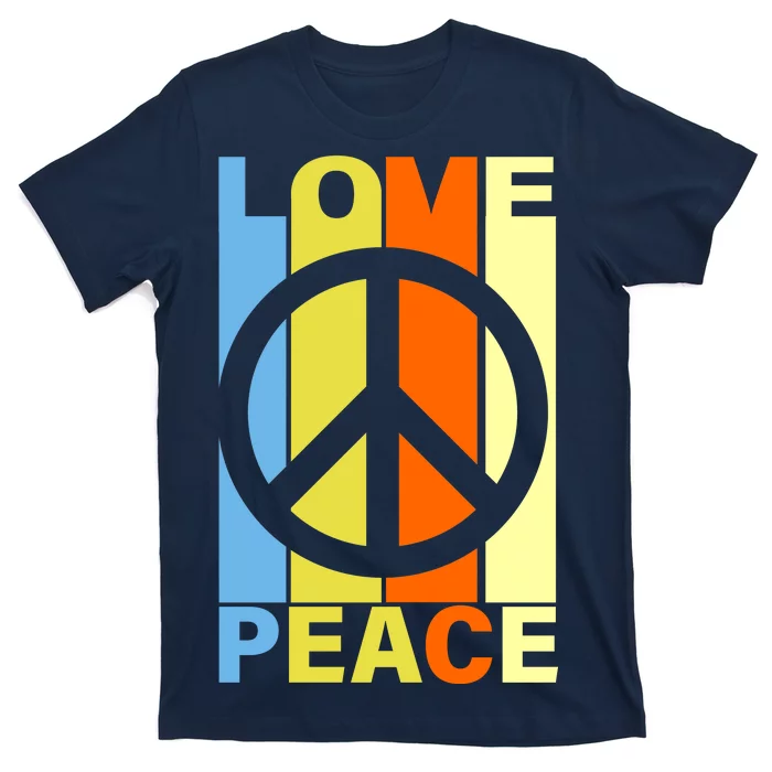 Love Peace Hippie Retro T-Shirt