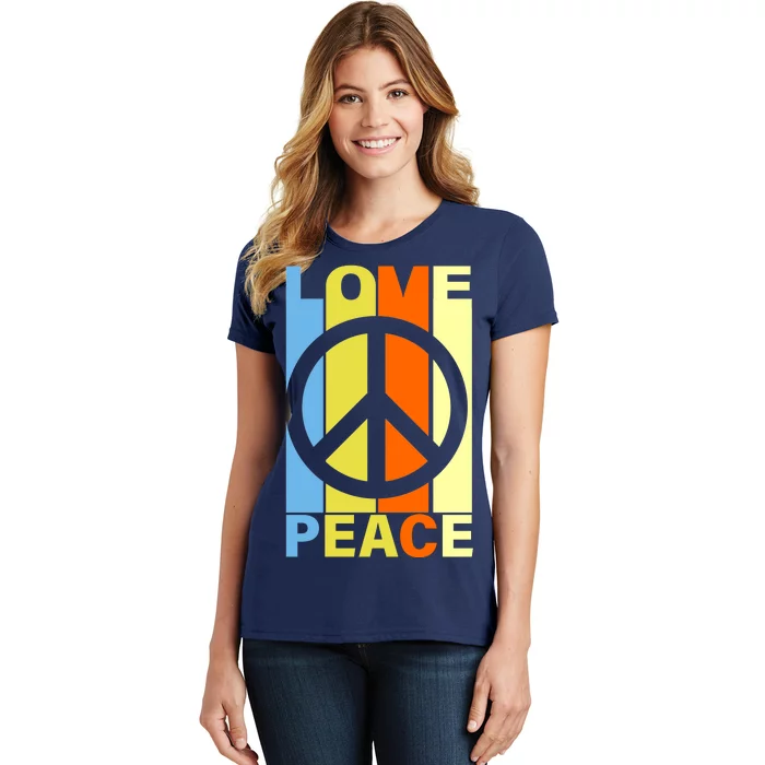 Love Peace Hippie Retro Women's T-Shirt