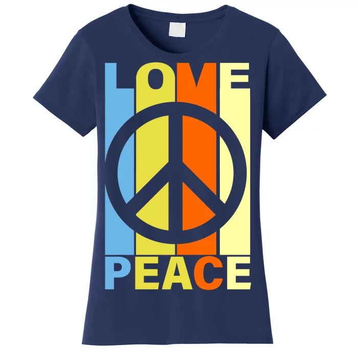 Love Peace Hippie Retro Women's T-Shirt