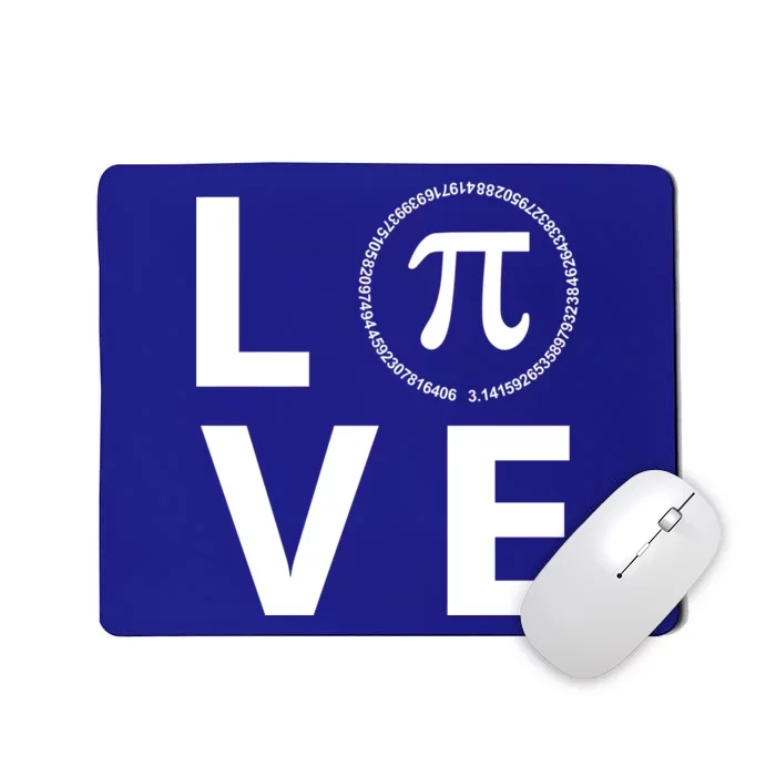 Love Pi Day 3.14 March 14th Math Geek Mousepad