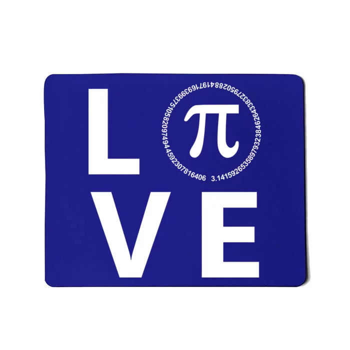 Love Pi Day 3.14 March 14th Math Geek Mousepad