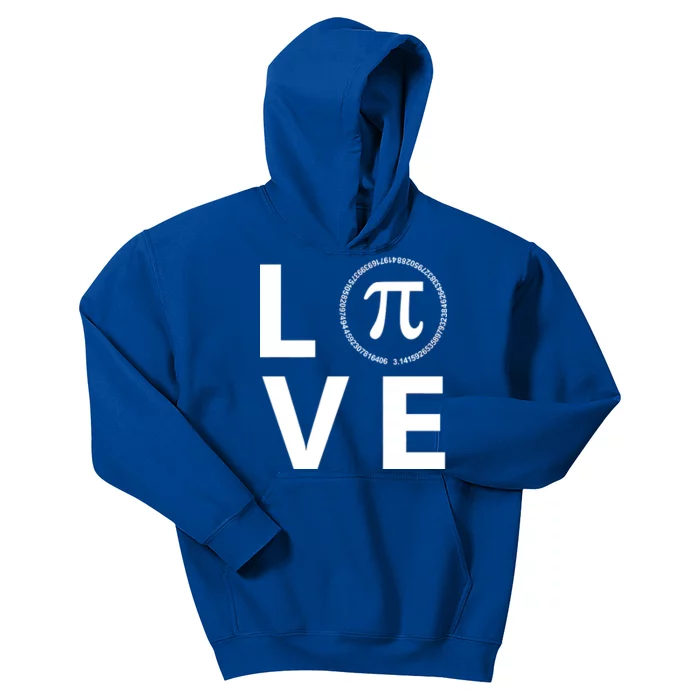 Love Pi Day 3.14 March 14th Math Geek Kids Hoodie