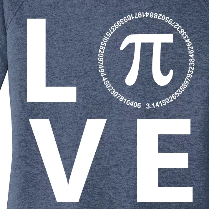 Love Pi Day 3.14 March 14th Math Geek Women's Perfect Tri Tunic Long Sleeve Shirt