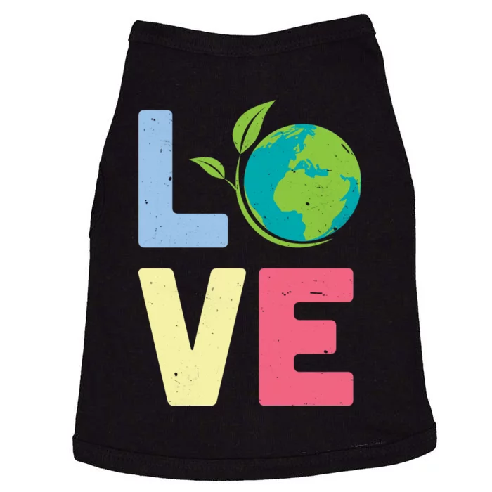 Love Planet Earth Day Doggie Tank