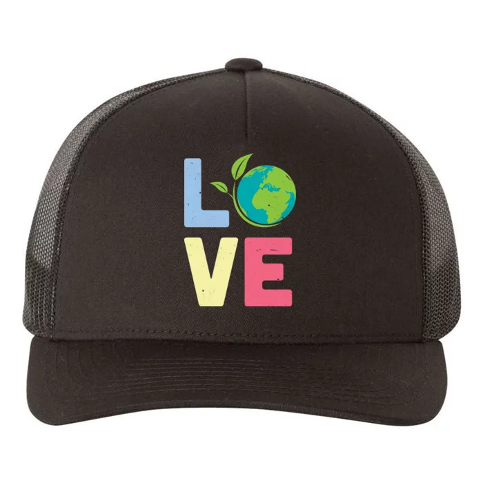 Love Planet Earth Day Yupoong Adult 5-Panel Trucker Hat