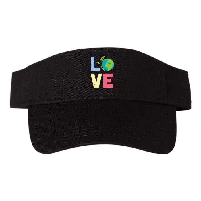 Love Planet Earth Day Valucap Bio-Washed Visor