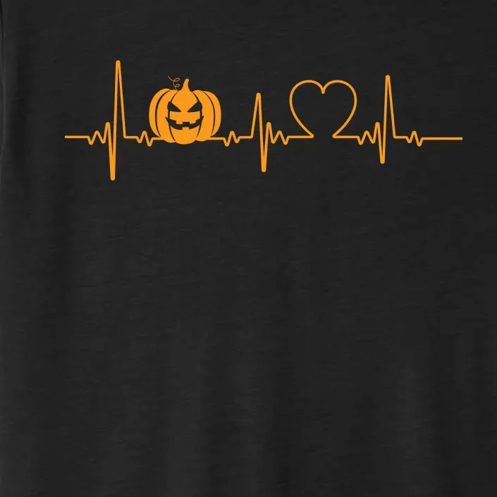 Love Pumpkins Halloween Heartbeat ChromaSoft Performance T-Shirt