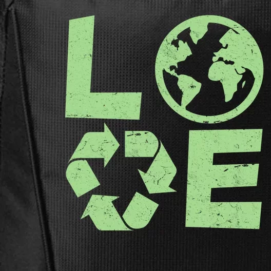 LOVE Recycle Earth Day City Backpack