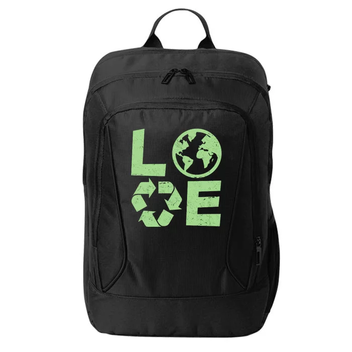 LOVE Recycle Earth Day City Backpack