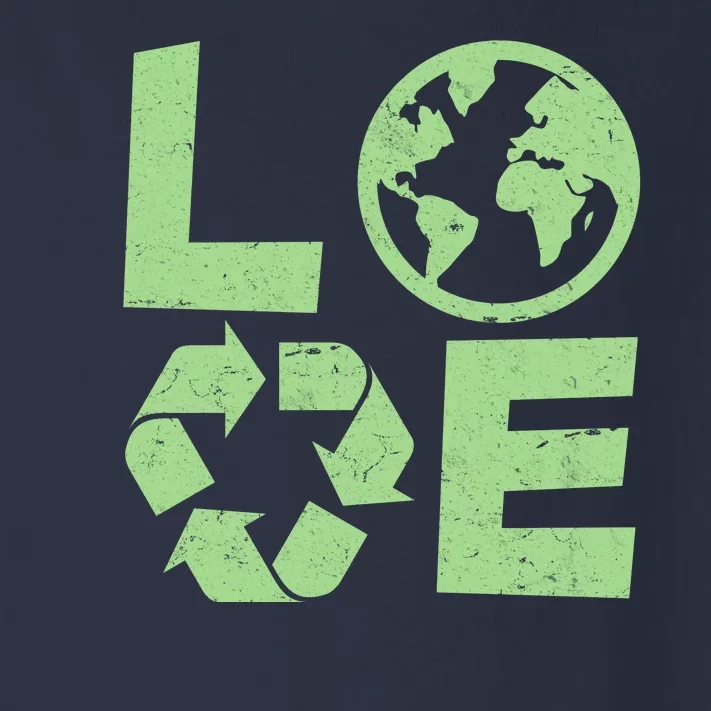 LOVE Recycle Earth Day Toddler Long Sleeve Shirt