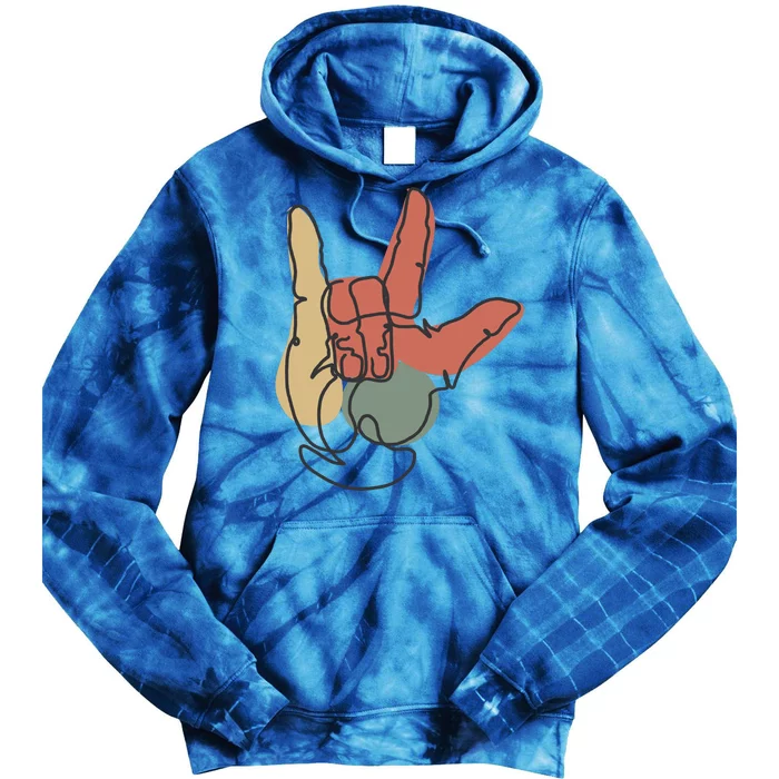 Love Sign Language Tie Dye Hoodie