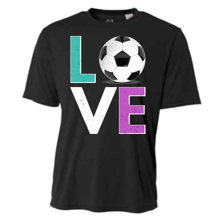 LOVE Soccer Sports Fan Cooling Performance Crew T-Shirt