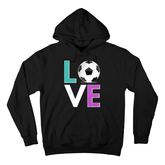LOVE Soccer Sports Fan Hoodie