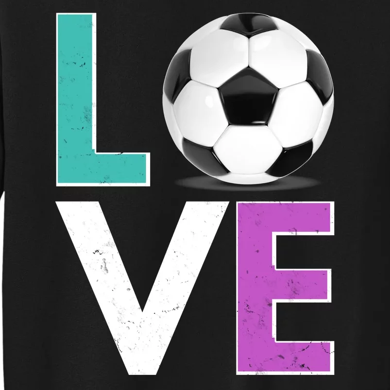 LOVE Soccer Sports Fan Sweatshirt