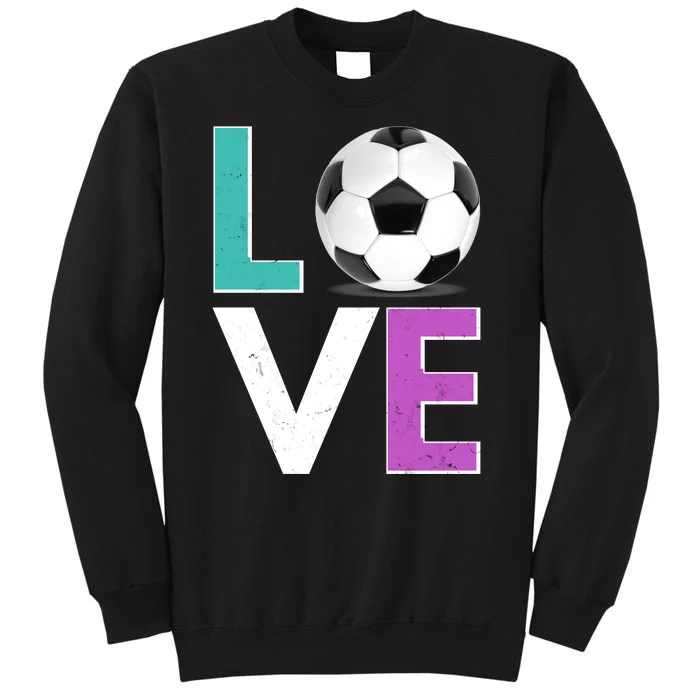 LOVE Soccer Sports Fan Sweatshirt