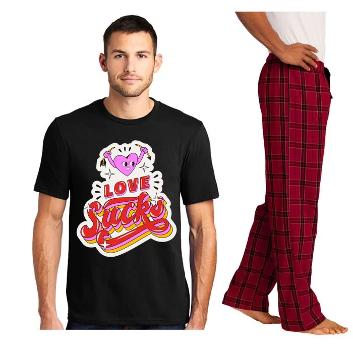 Love Sucks Funny Valentine's Day Pajama Set