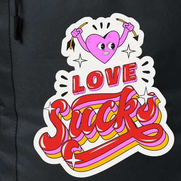 Love Sucks Funny Valentine's Day Daily Commute Backpack