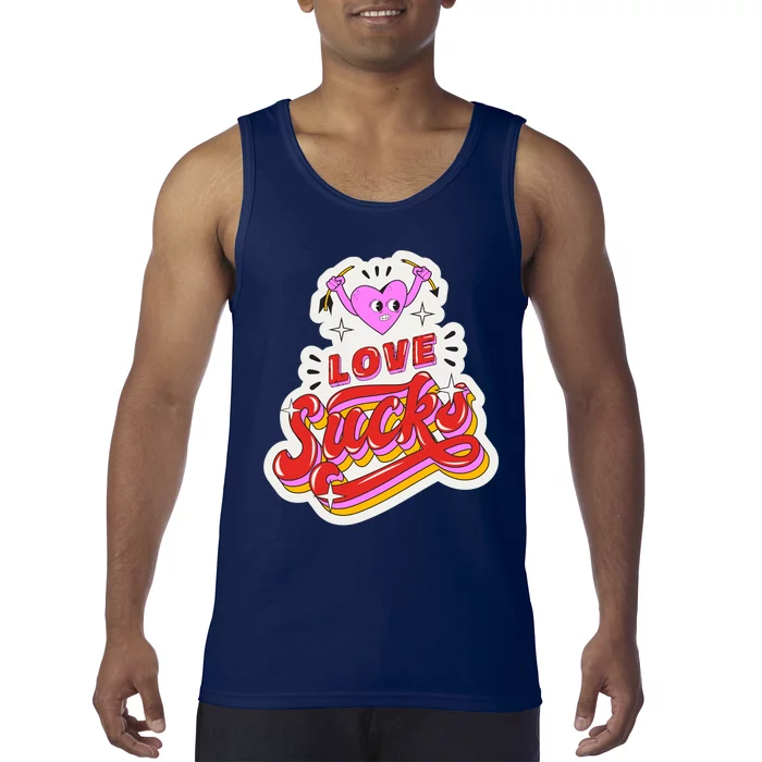 Love Sucks Funny Valentine's Day Tank Top